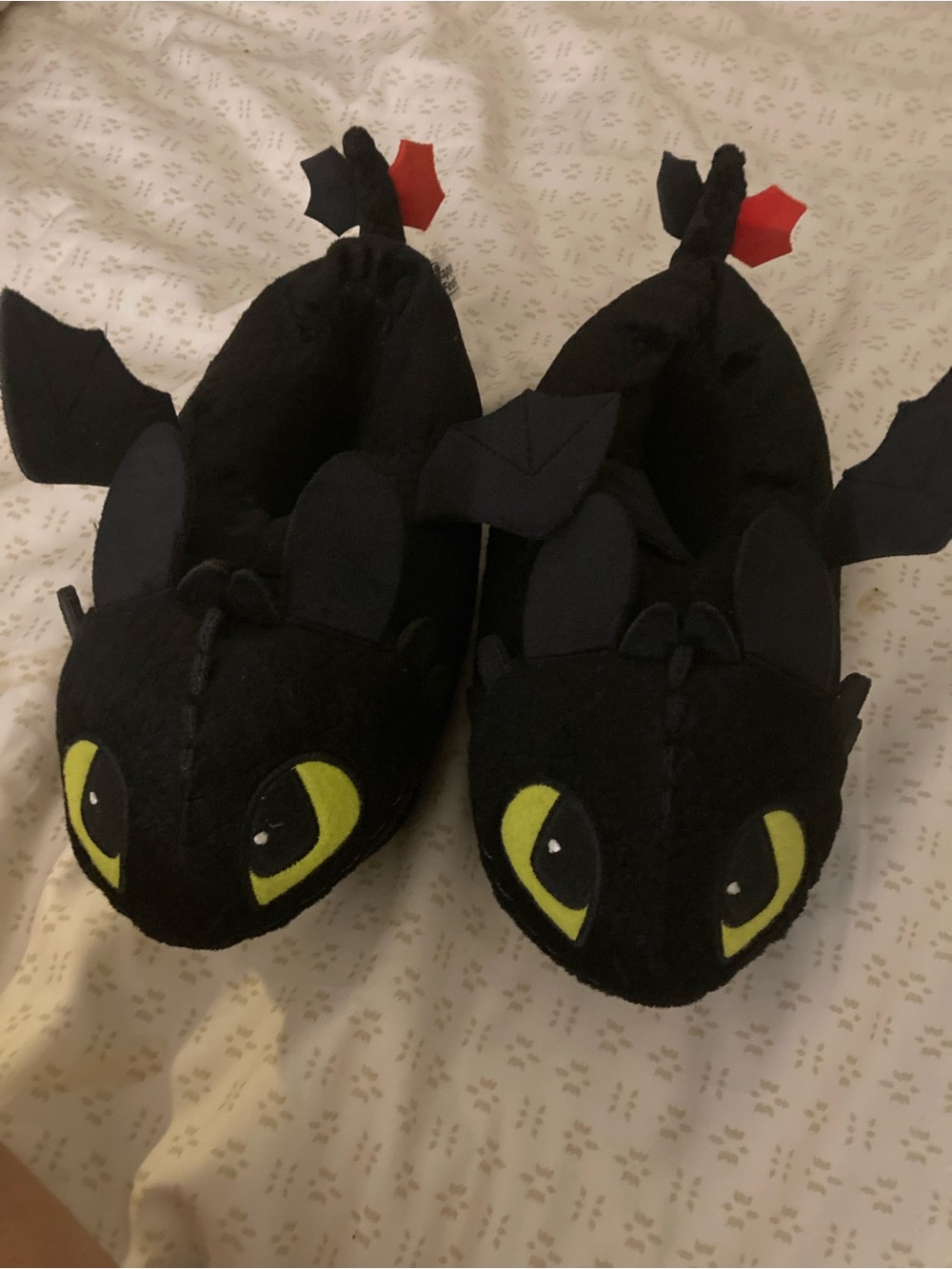 Kids How to Train your  Dragon Plush Slippers sz 10